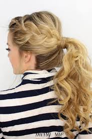 braided pony tail